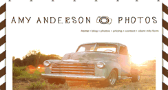 Desktop Screenshot of amyandersonphotos.com